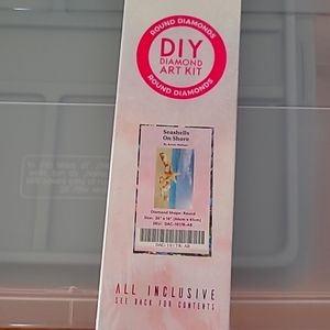 Diamond Art Kit, Seashells On Shore